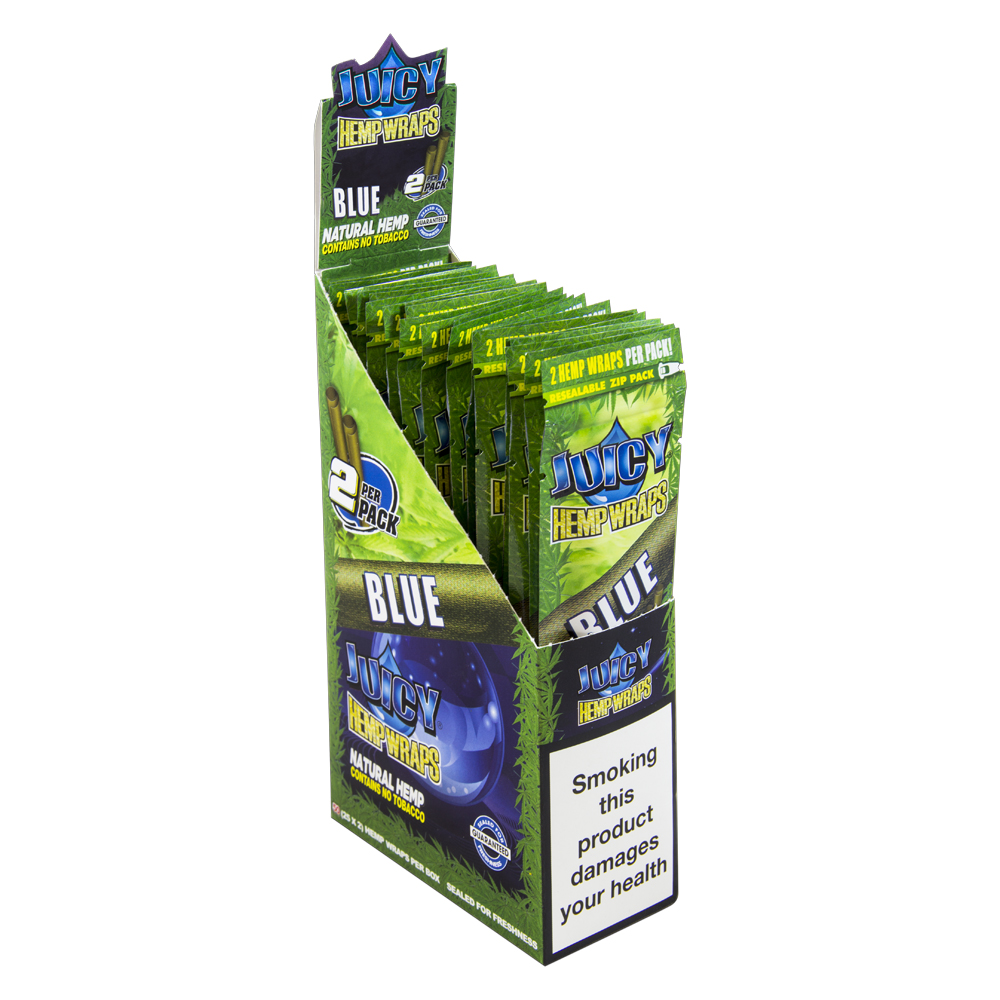Juicy Hemp Wraps Blue 2×25